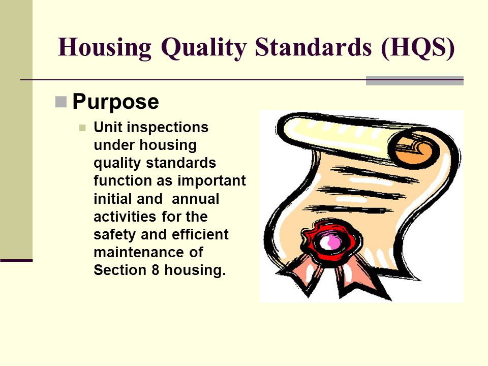 Housing Quality Standards – Quality Standards Inspection Services